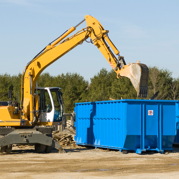 what size residential dumpster rentals are available in Lake County Michigan